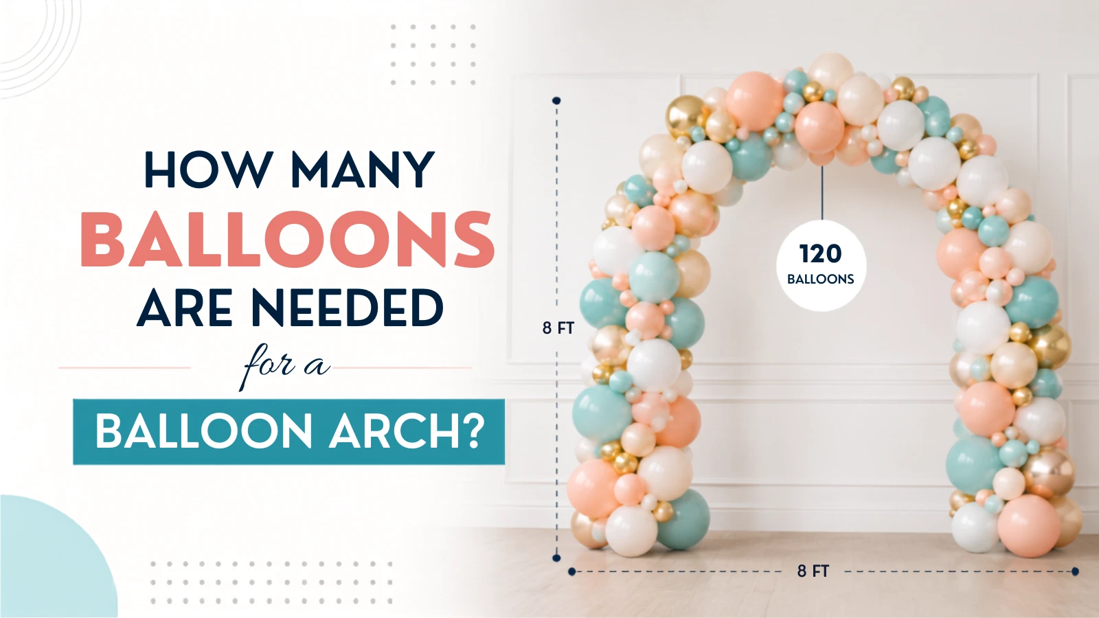 How Many Balloons Are Needed for a Balloon Arch?