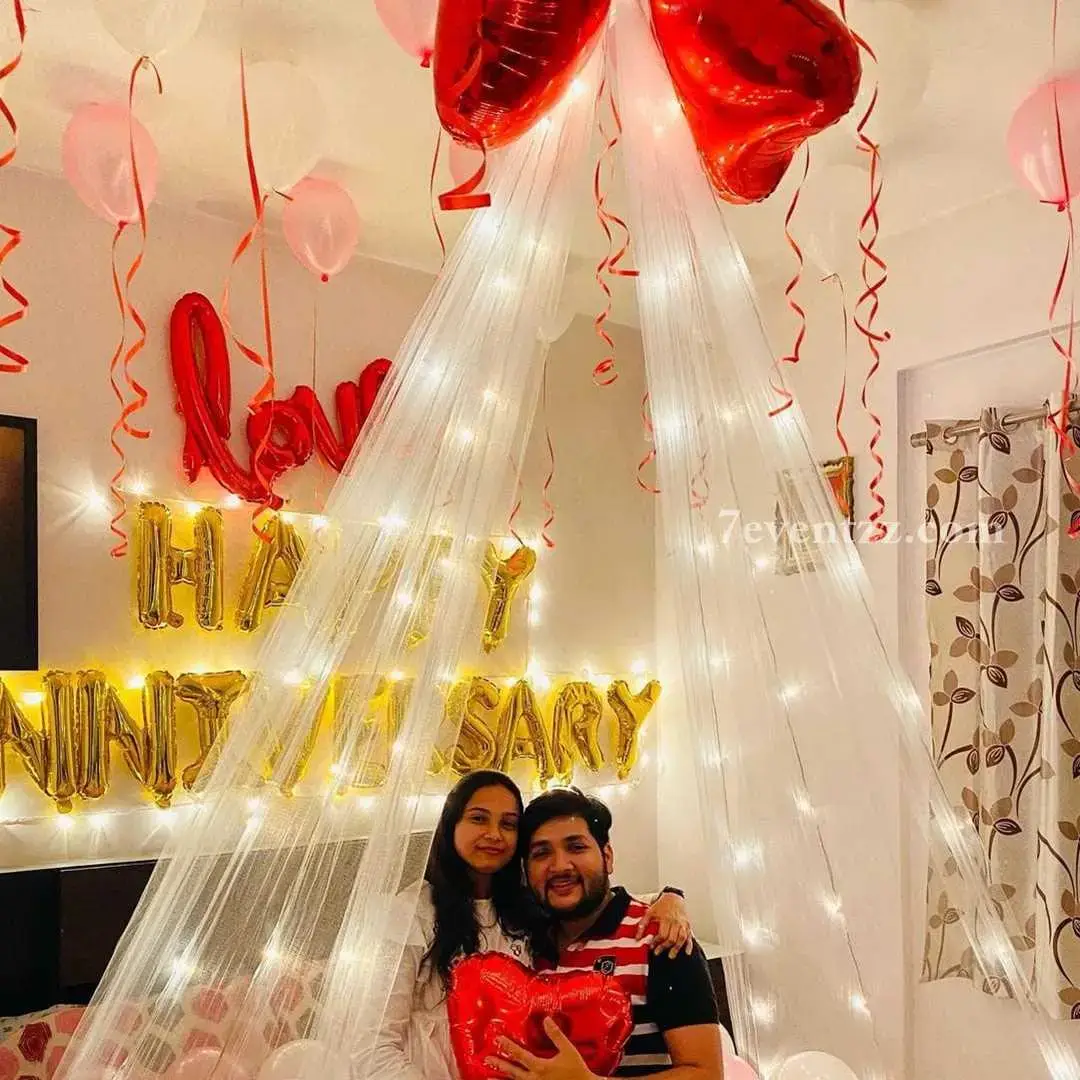 Anniversary Cabana Decor with happy anniversary foil — photo 2