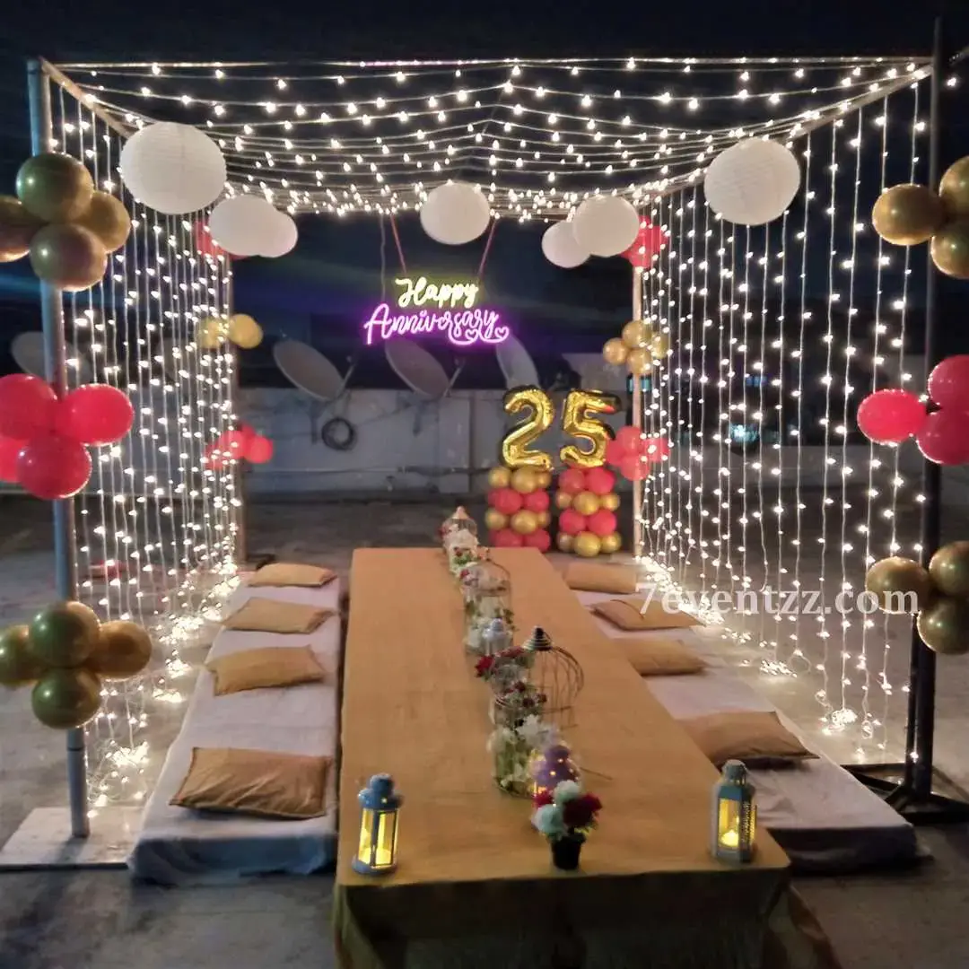Anniversary Terrace Decoration