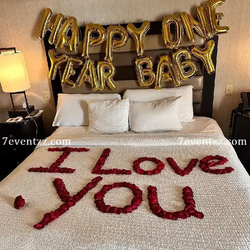 Simple Anniversary Room Decorations