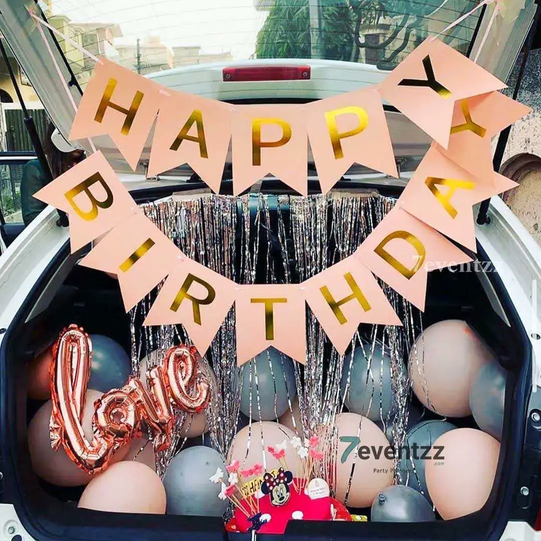 Birthday Car Decor