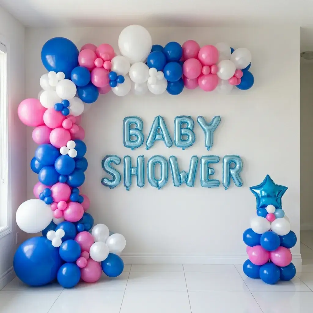 Baby Shower Theme with baby shower foil — photo 2
