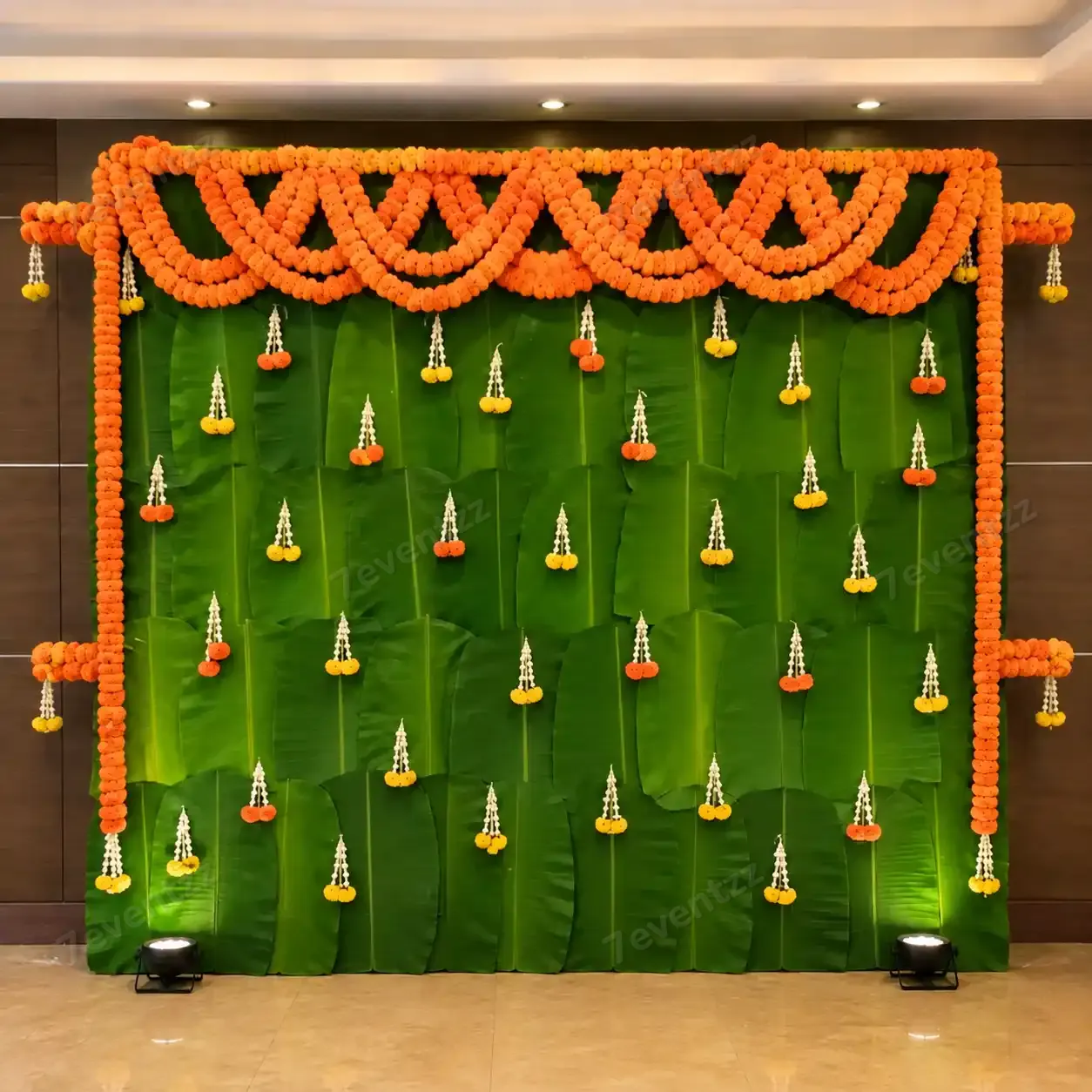Green Leaves Backdrop Decoration