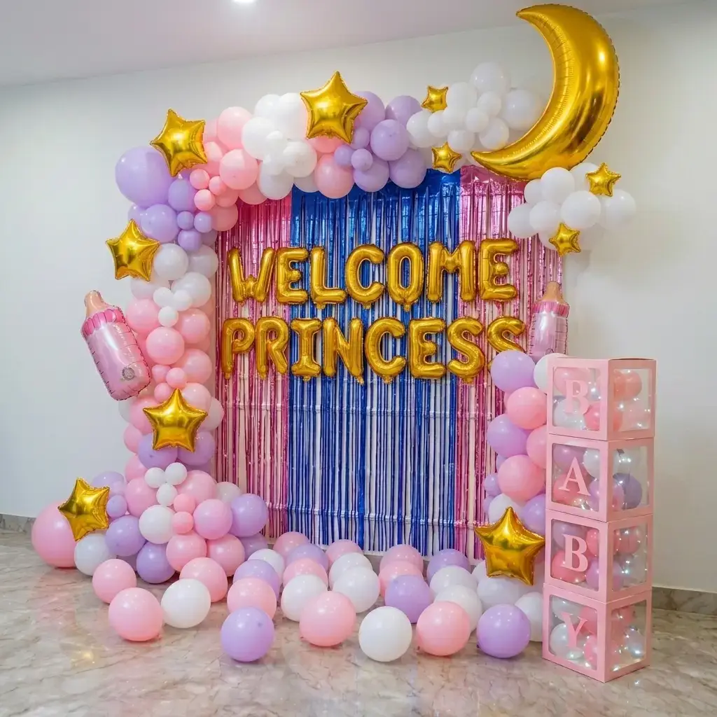 Baby Welcome Room Decor with welcome princess foil — photo 2