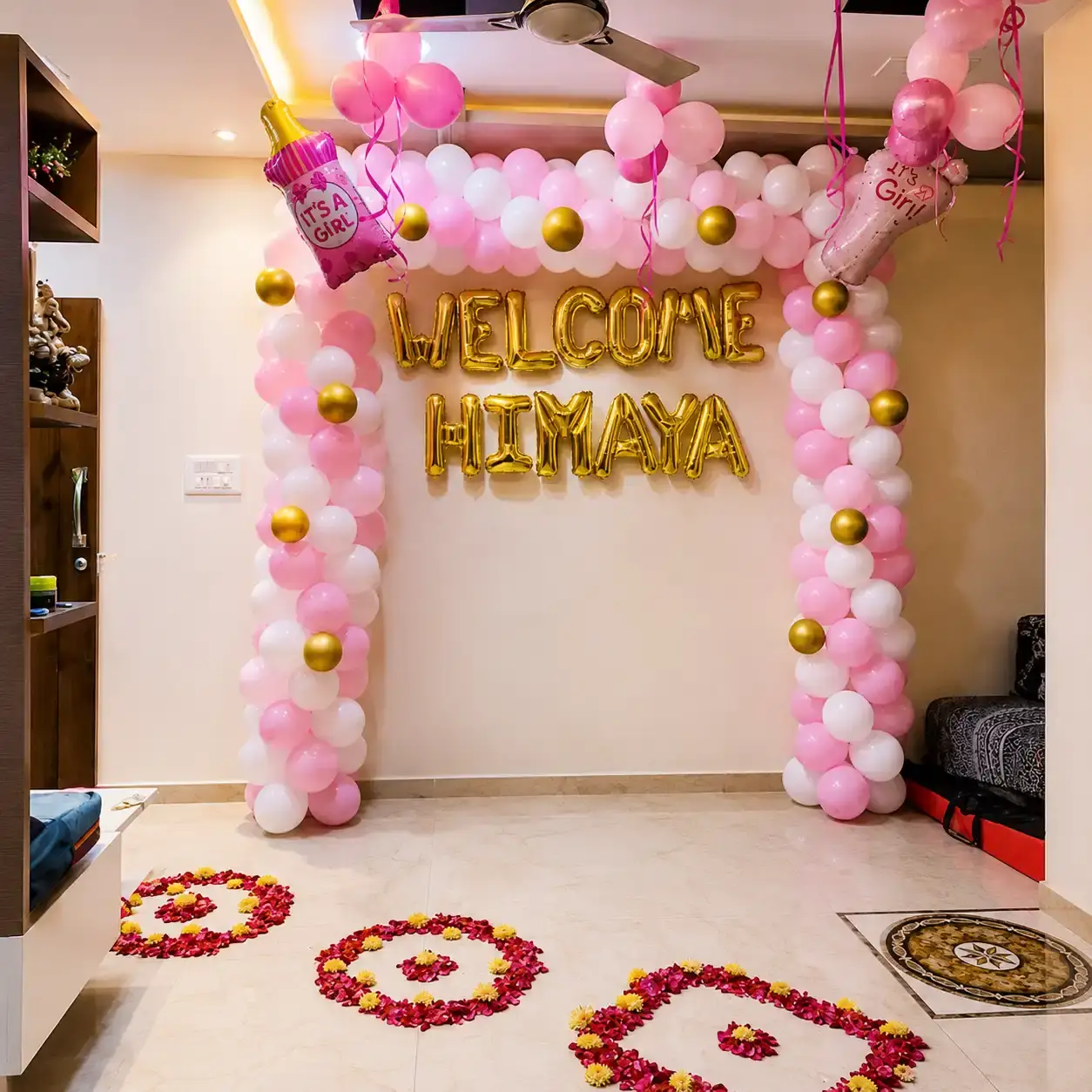 Welcome Baby Girl Decoration