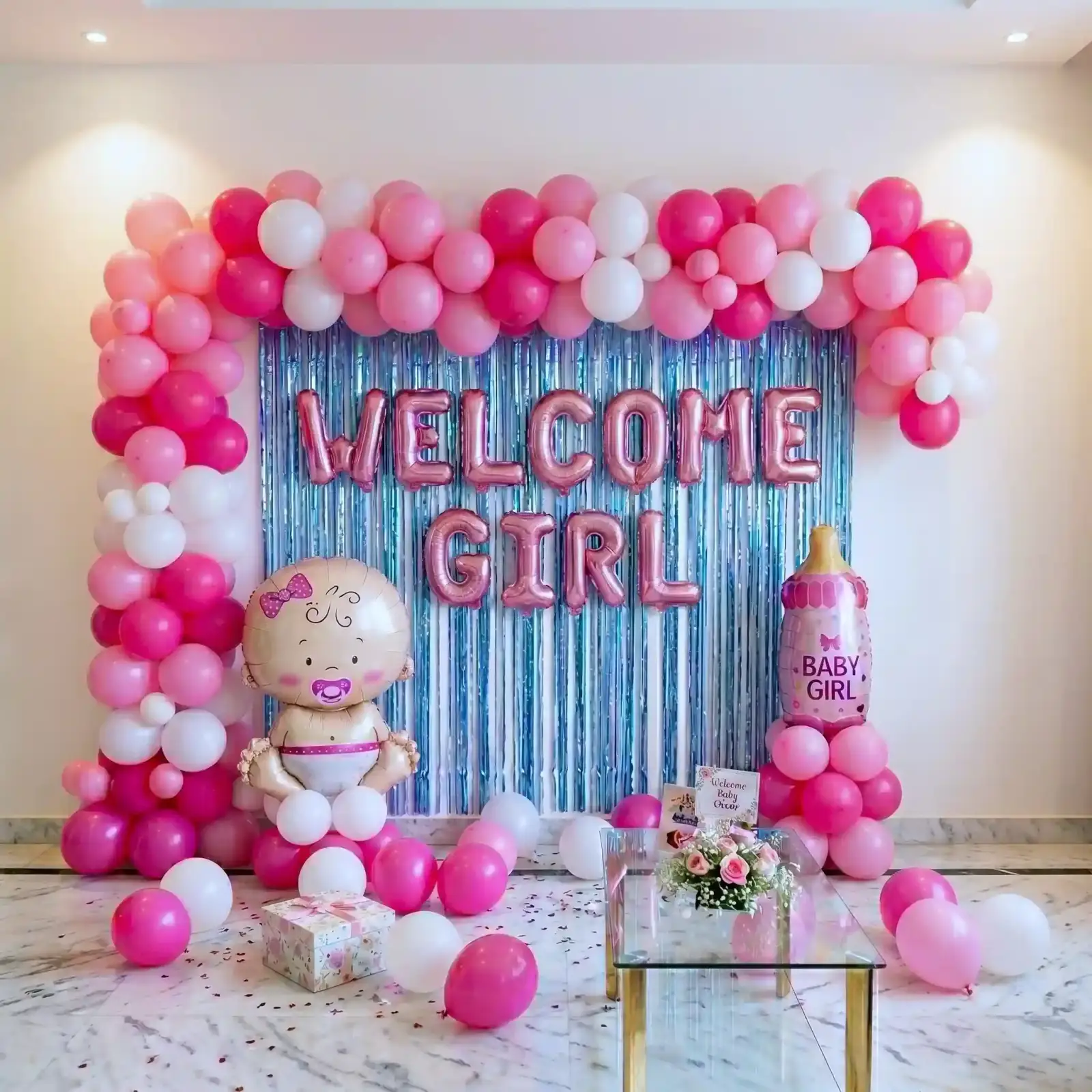Welcome Girl Balloon Decoration