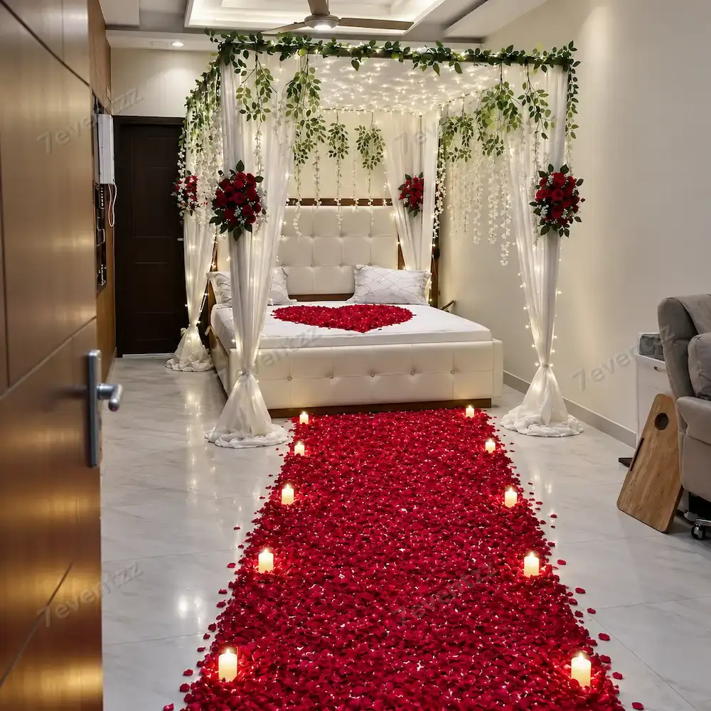 Elegant First Night Setup