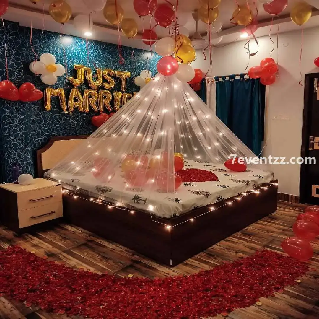 Just Married Balloon Decoration
