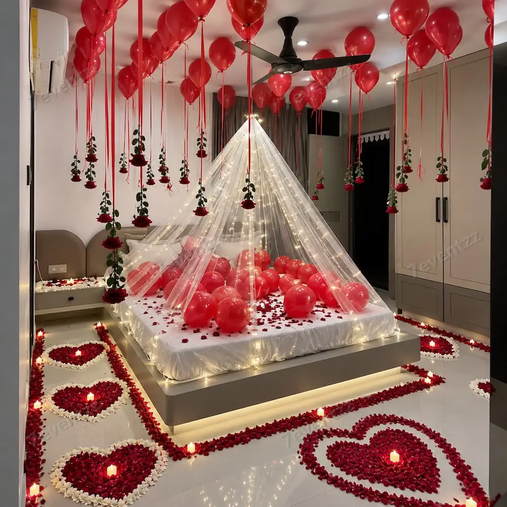 Luxury First Night Decoration