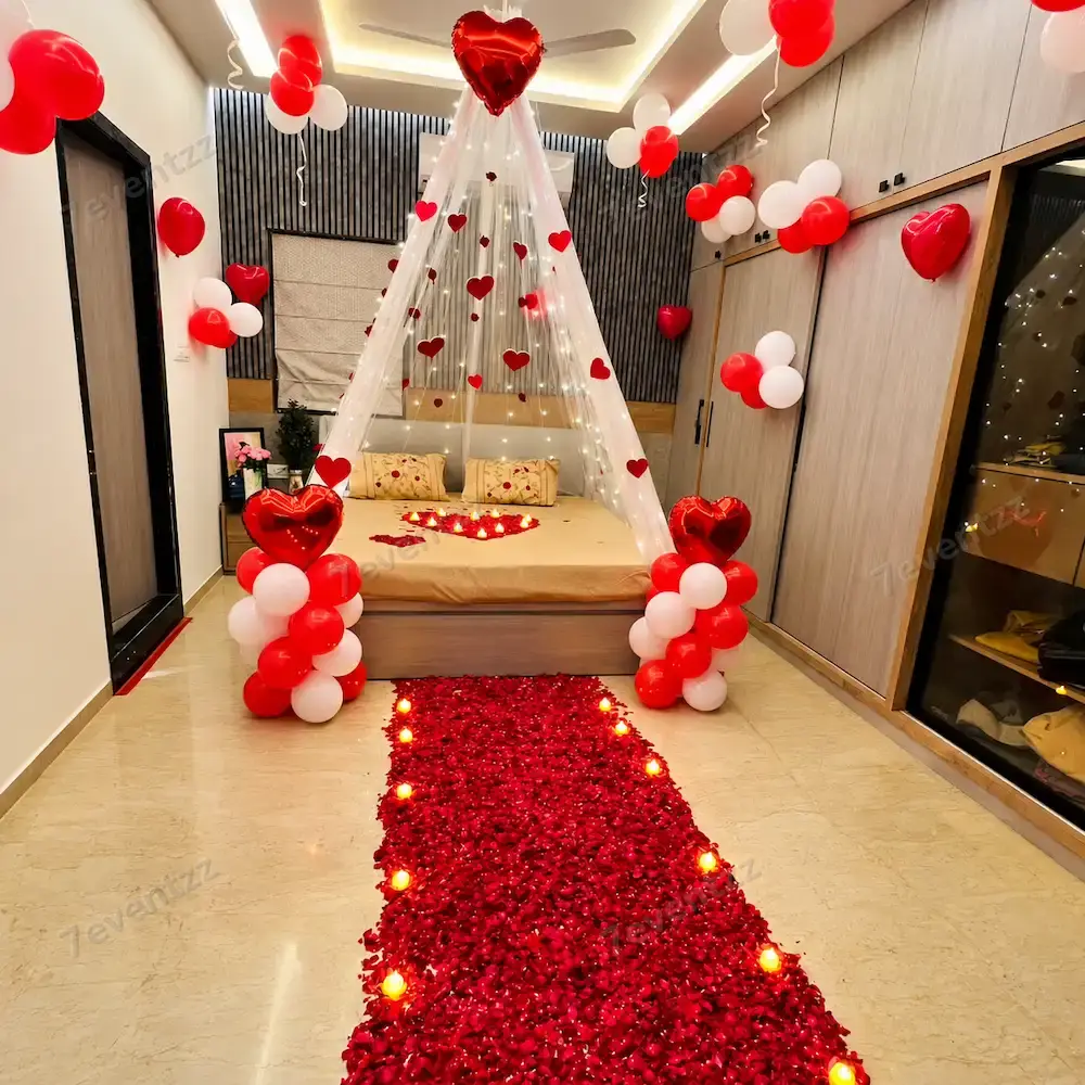 Premium Wedding First Night Decor