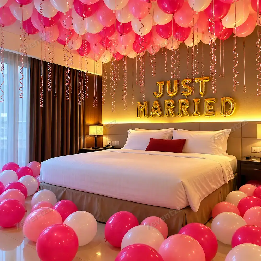 Simple Wedding Room Decoration