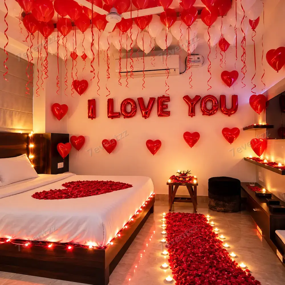 Wedding Night Room Decoration