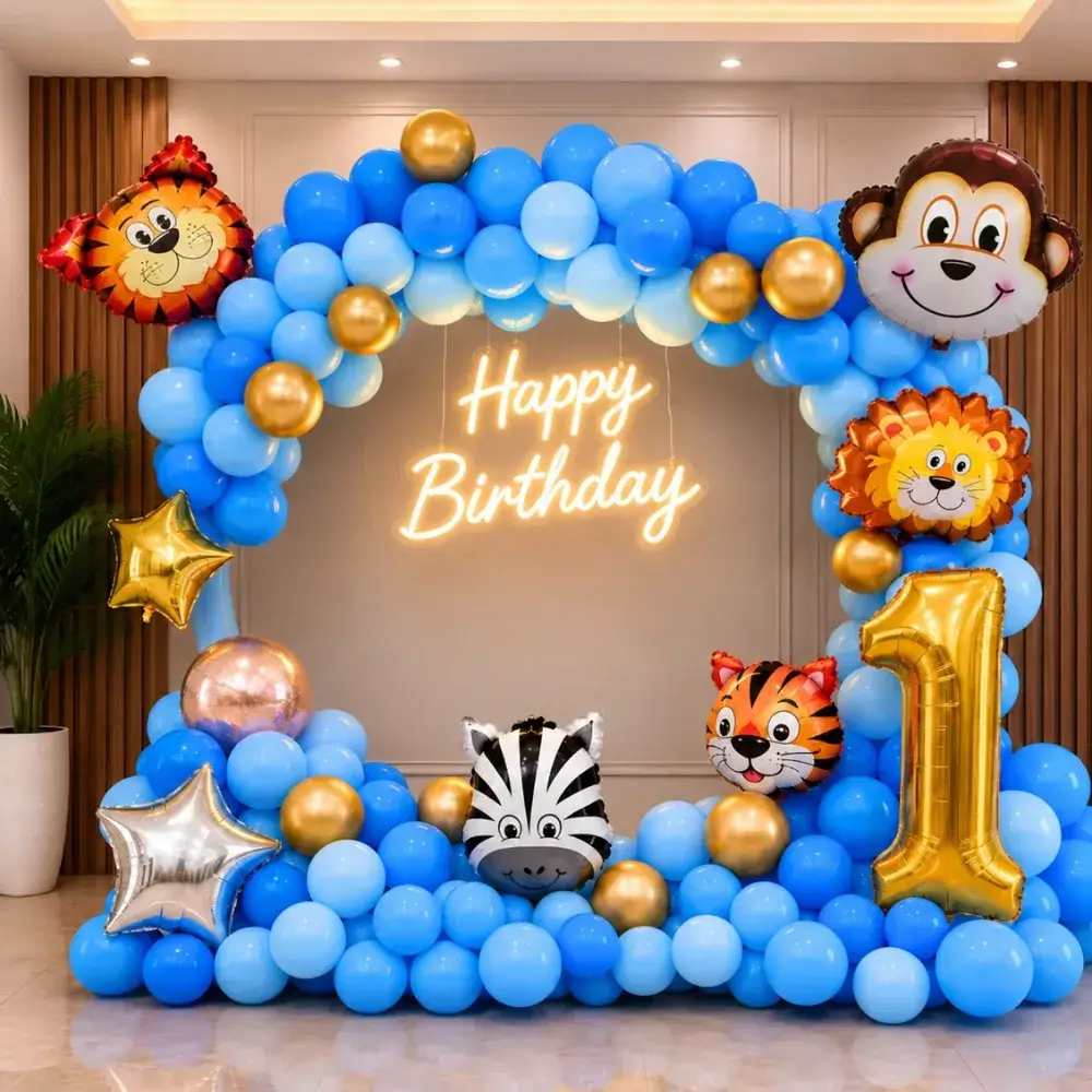 Animal Theme Birthday Decoration