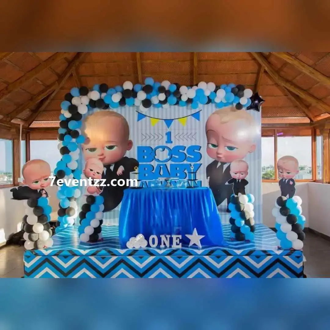 Boss Baby Theme Stage Decoration