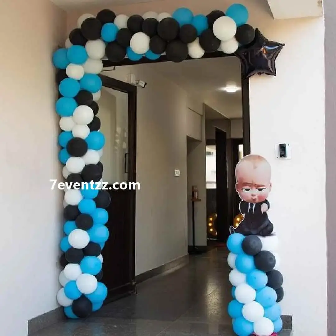 Boss Baby Theme Stage Decoration with customized flex with stand (8*12 feet) — photo 4