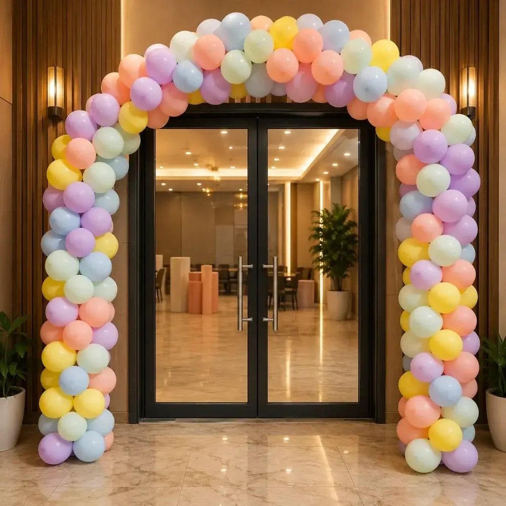 Butterfly Theme Stage Decoration with sequence backdrop with stand (8*4 feet) — photo 2
