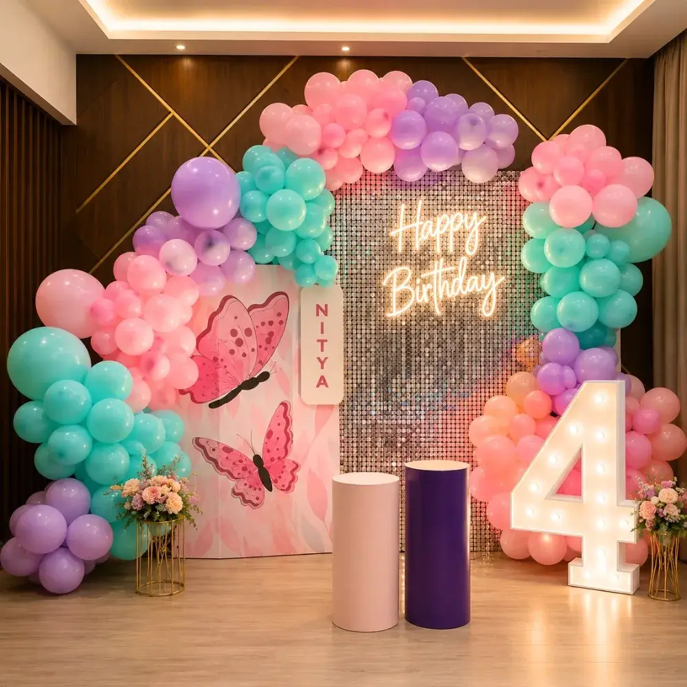 Butterfly Theme Stage Decoration