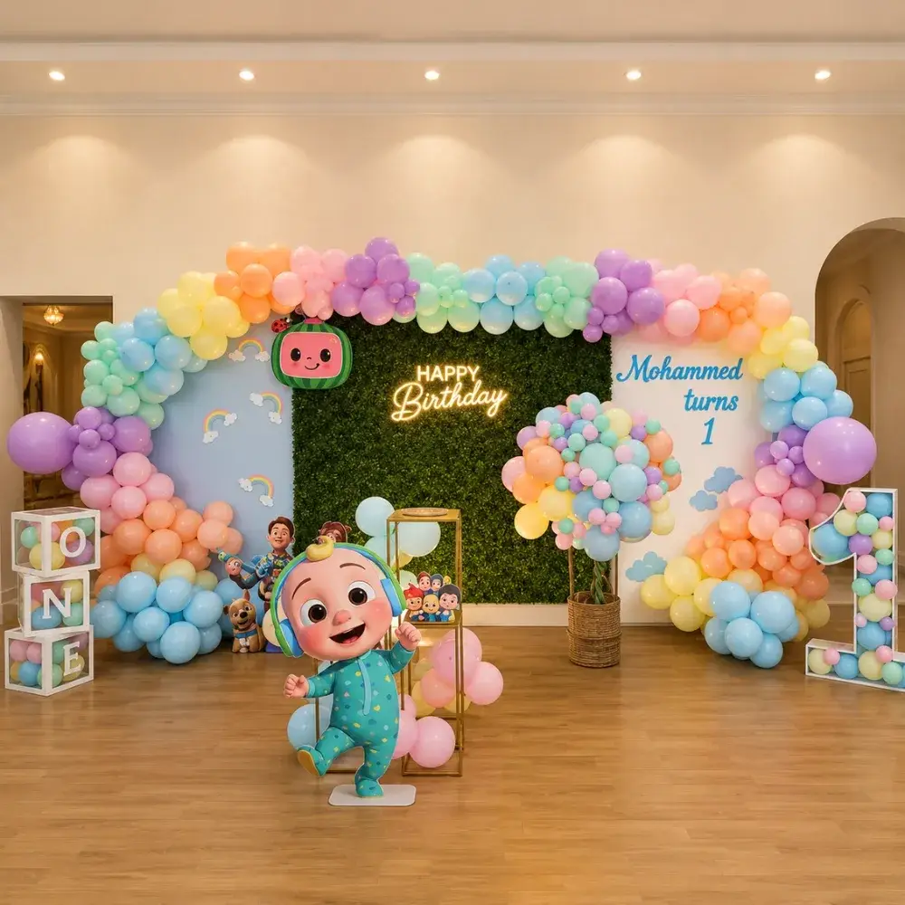 Cocomelon Decoration Setup