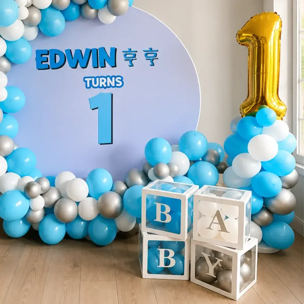 Cocomelon Party Decoration for Kids Theme with customized backdrop (7*7 feet) — photo 2