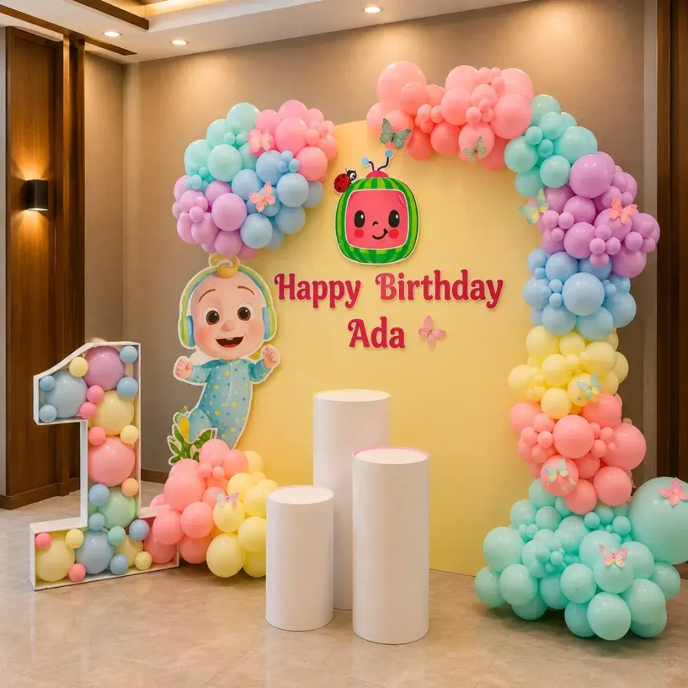 Cocomelon Theme Outdoor Decoration