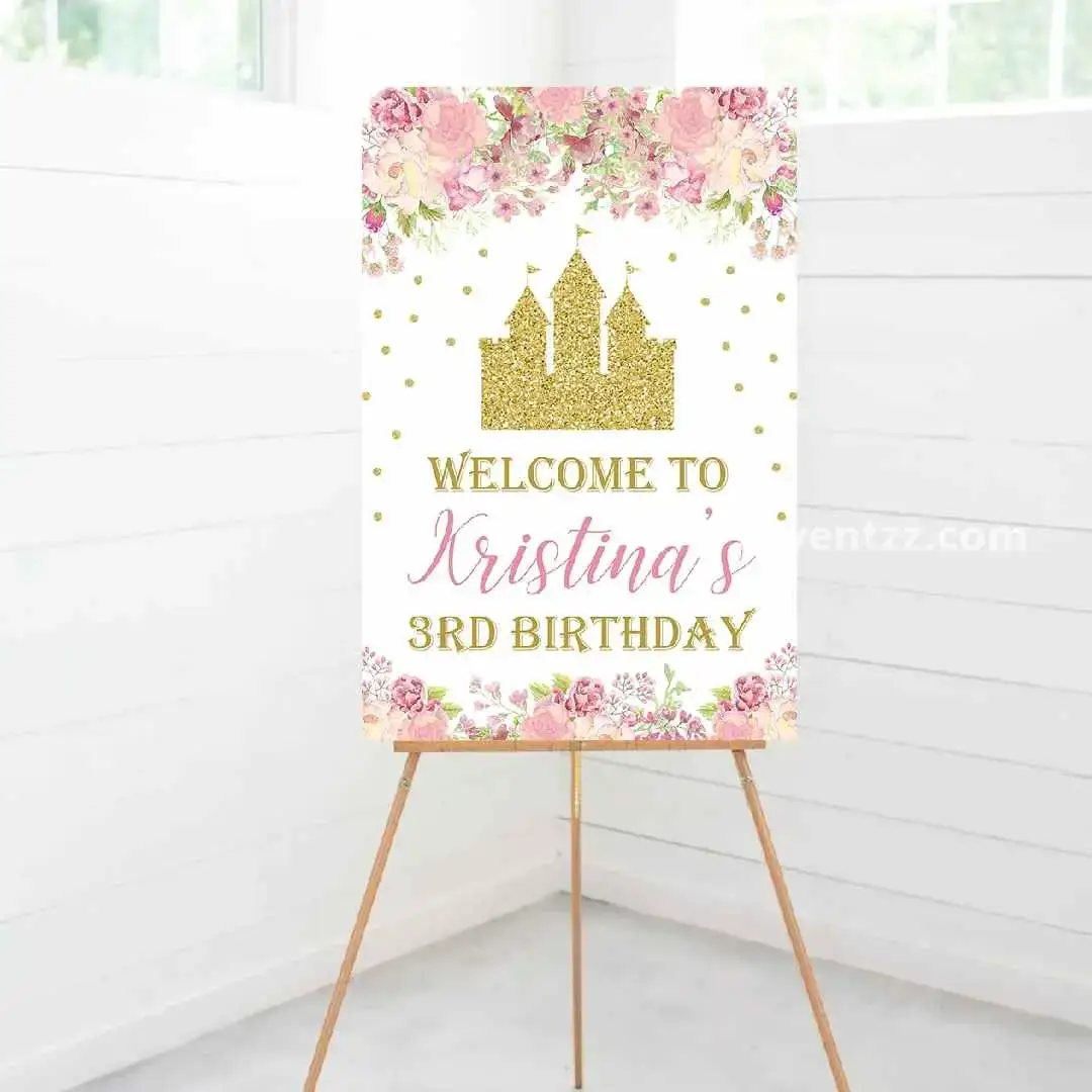 Disney Princess Theme Decoration for Stage with green backdrop with stand (8*8feet) — photo 2