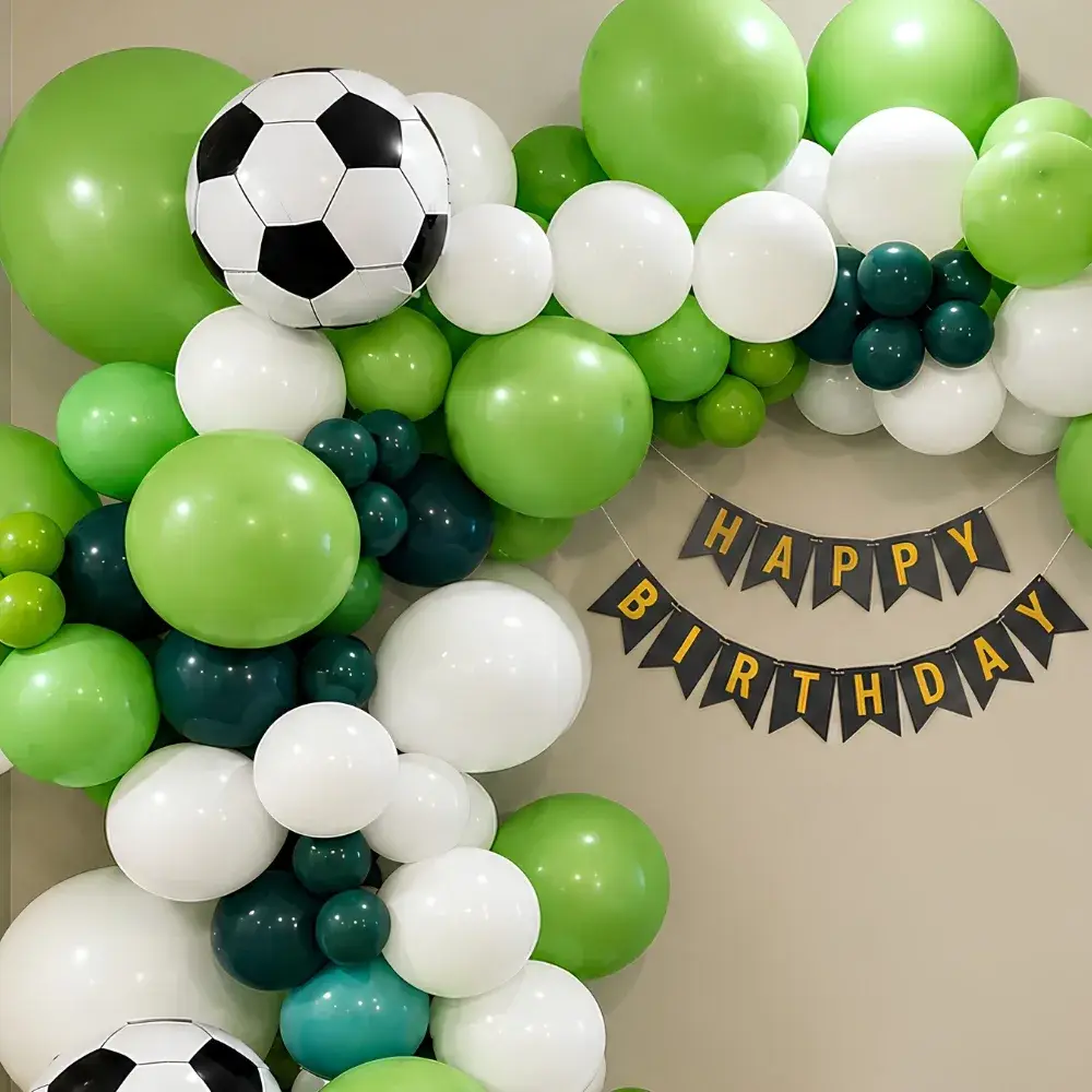 Football Theme Party Decoration for Kids Theme with happy birthday banner — photo 2