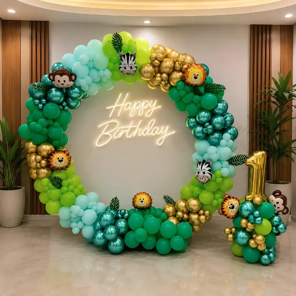 Jungle Theme Backdrop Decor