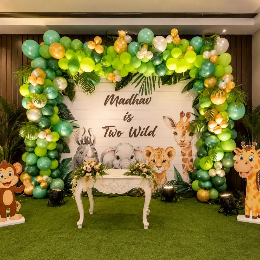 Jungle Theme Stage Setup