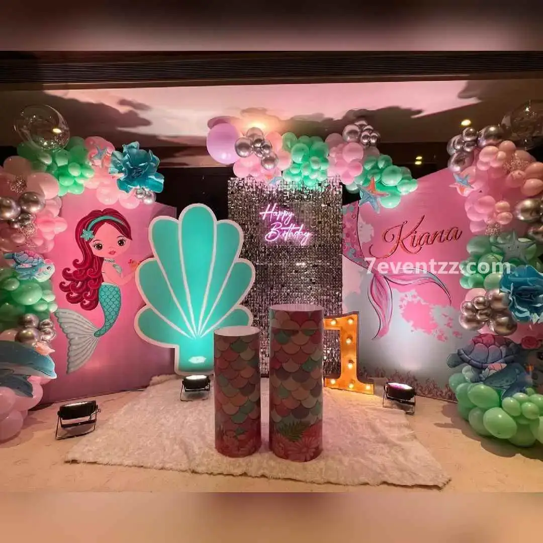 Mermaid Theme Stage Decoration