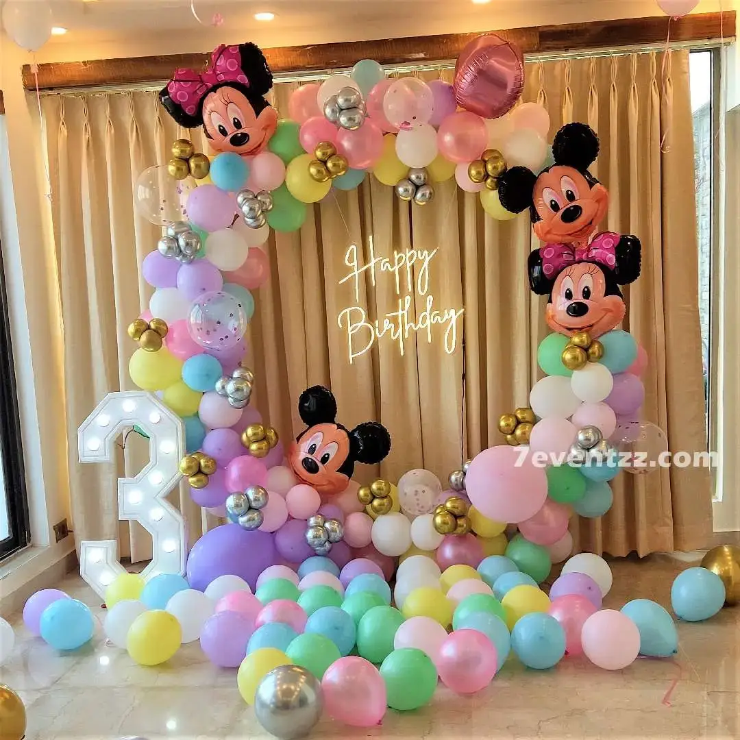 Mickey-minnie Ring Decoration