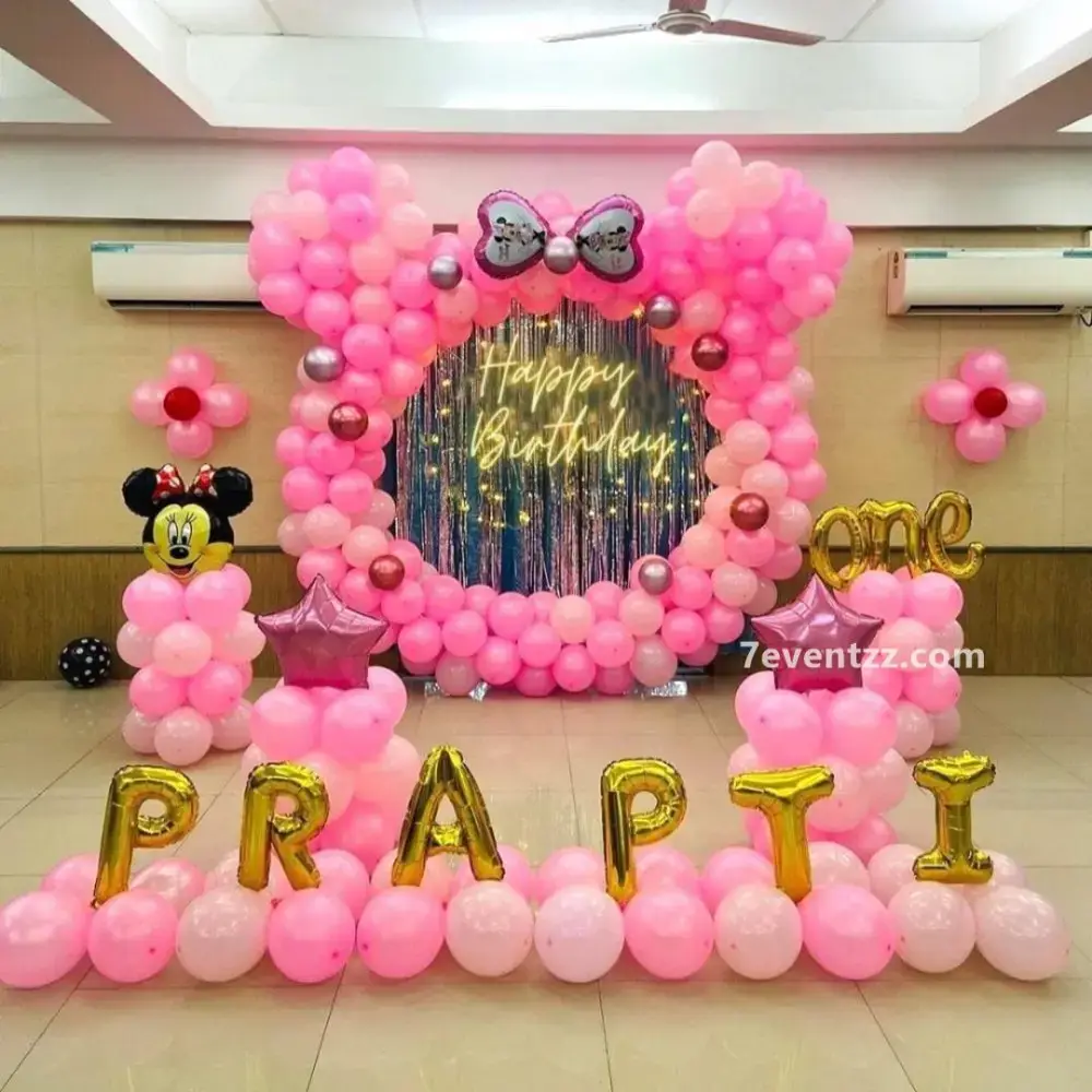 Minnie Mouse Birthday Decoration