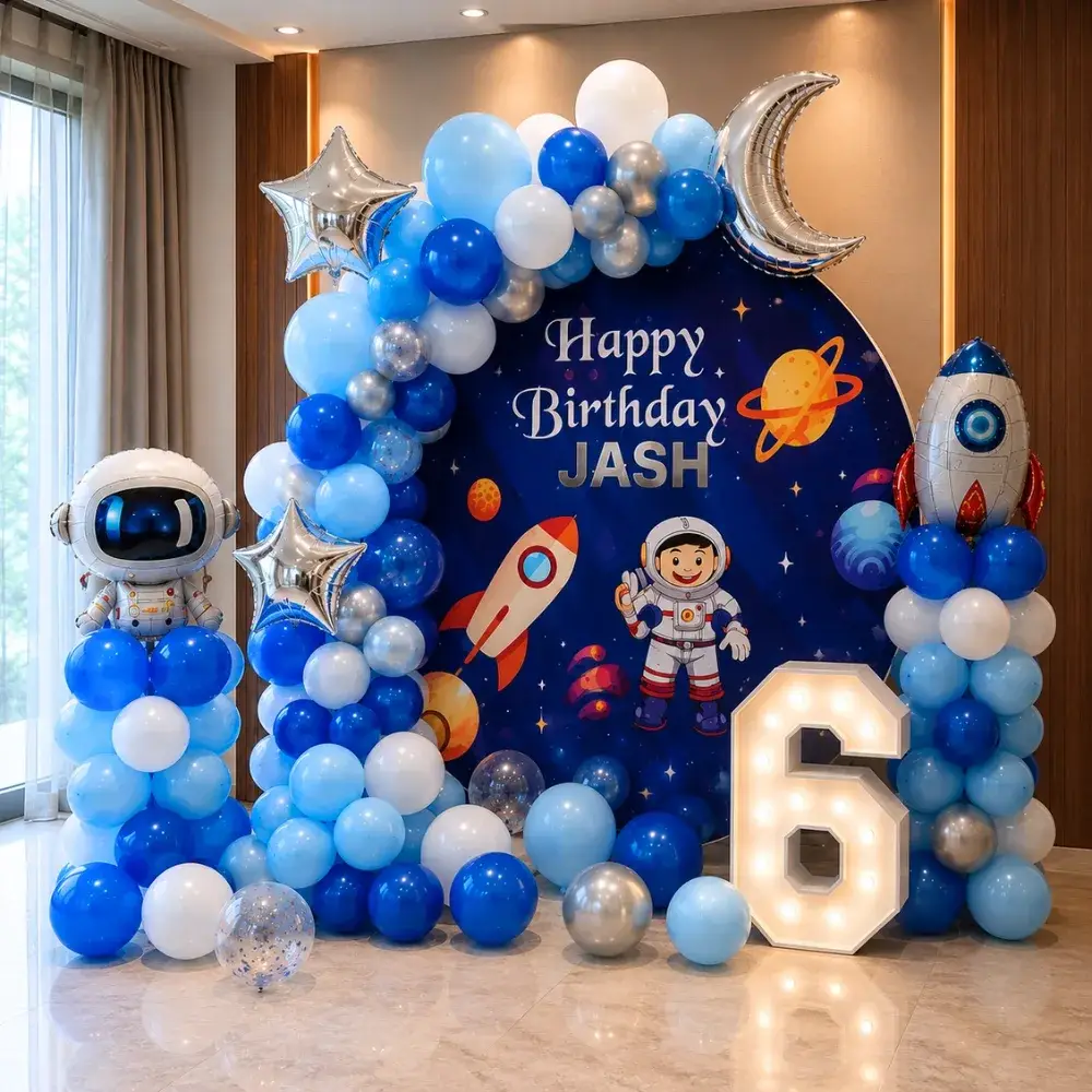 Space Theme Birthday Decor