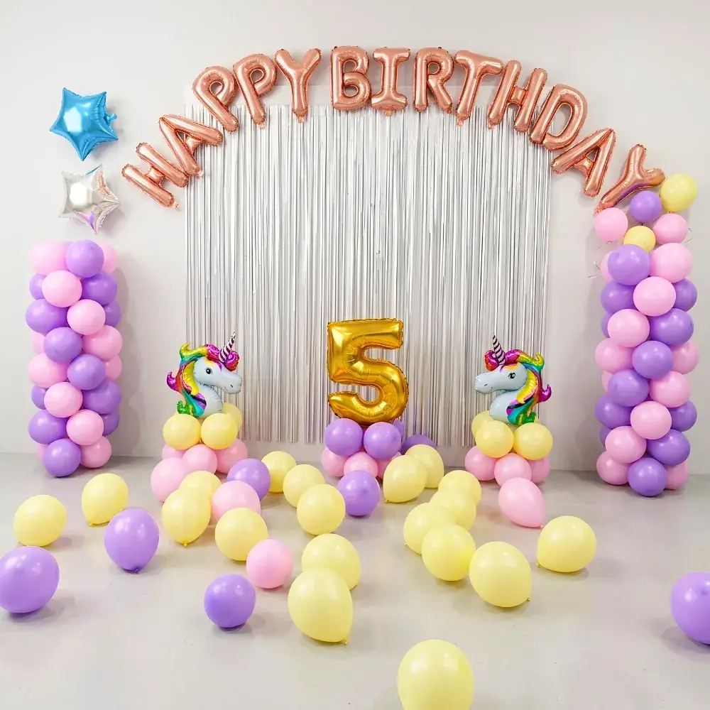Unicorn Theme Birthday Decoration