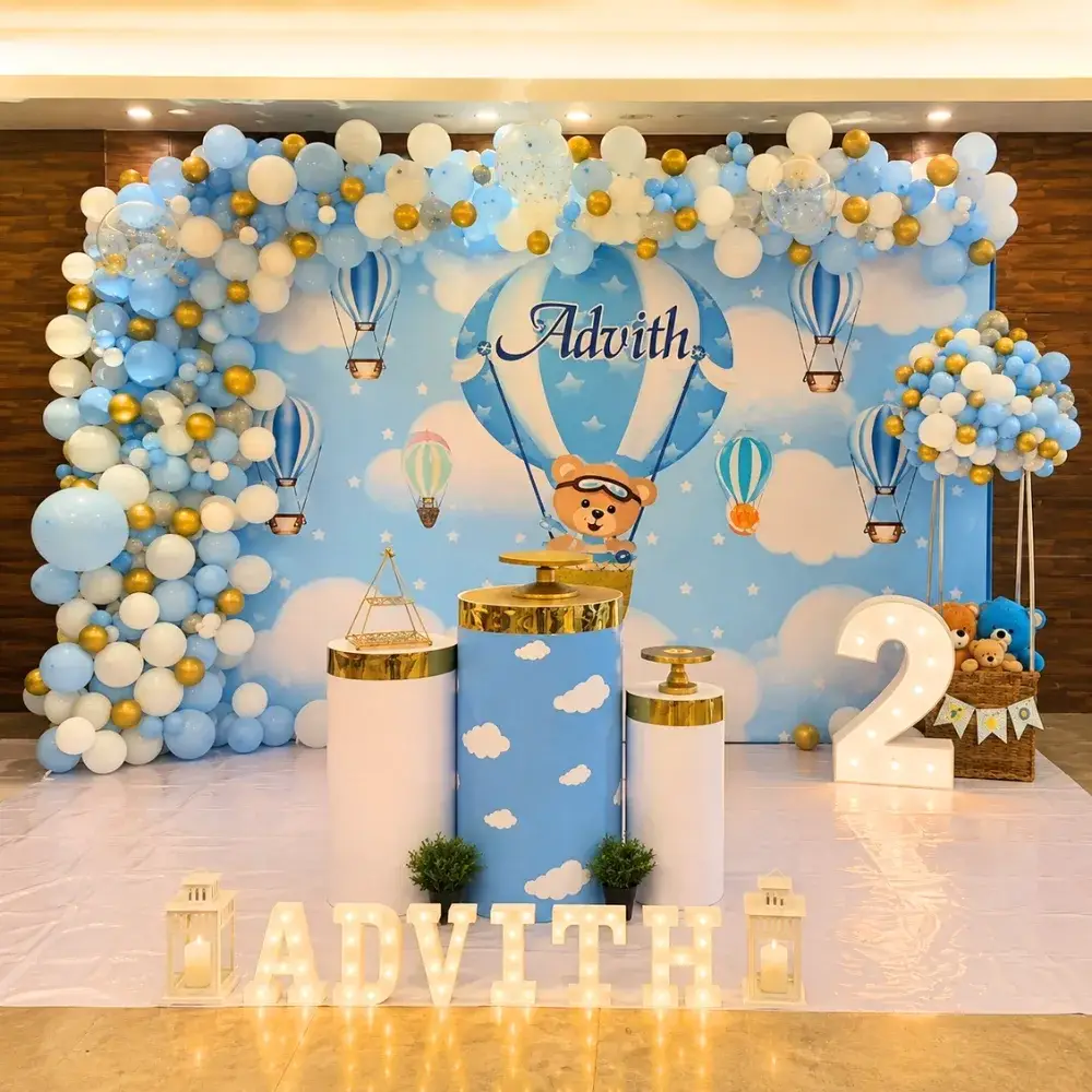 Hot Air Balloon Theme Decoration