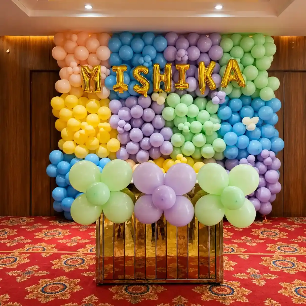 Homemade Naming Ceremony Setup