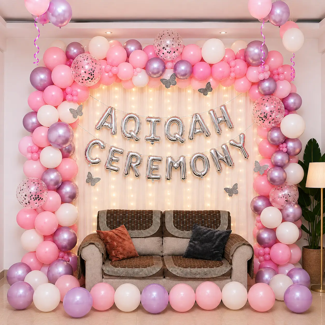 Luxury Aqiqah Balloon Decoration