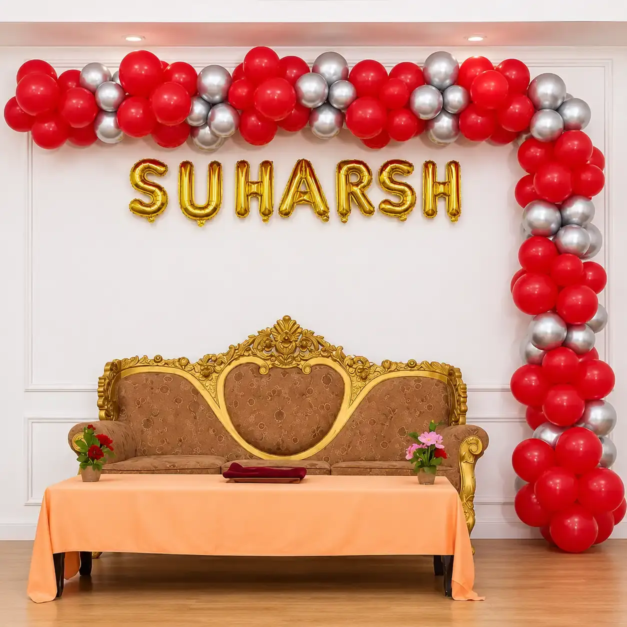 Simple Naming Arch Decoration