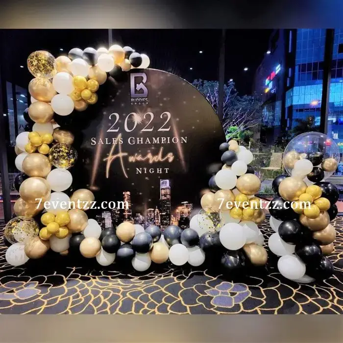 Office Annual Function Decoration with customized backdrop (7*7 feet) — photo 2