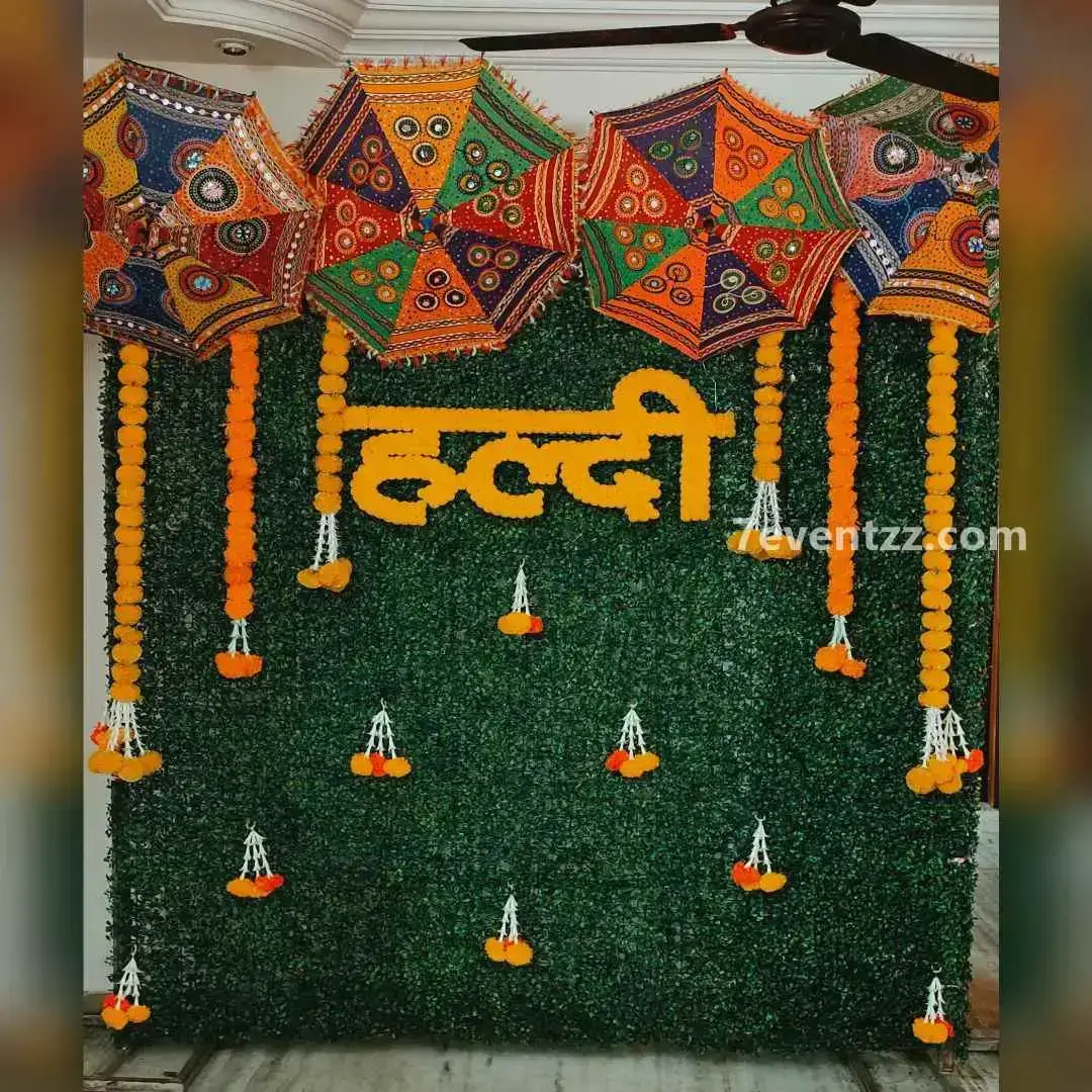 Haldi Backdrop