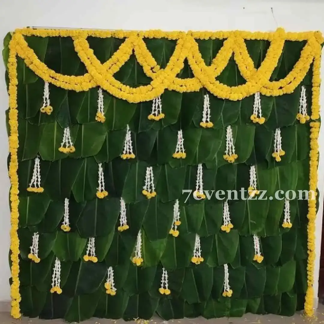 Traditional Haldi Decoration