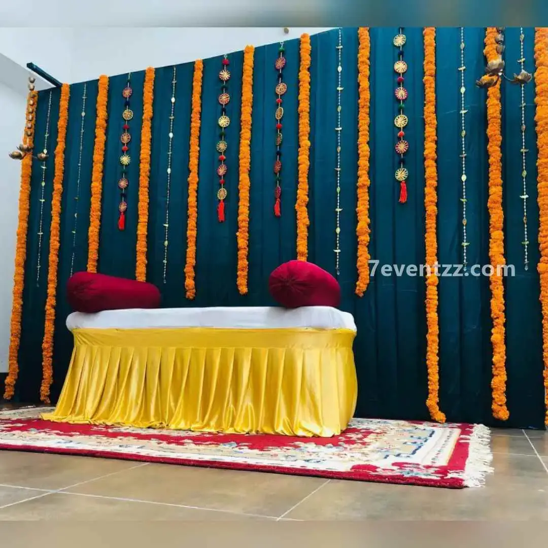 Mehndi Setup at Home