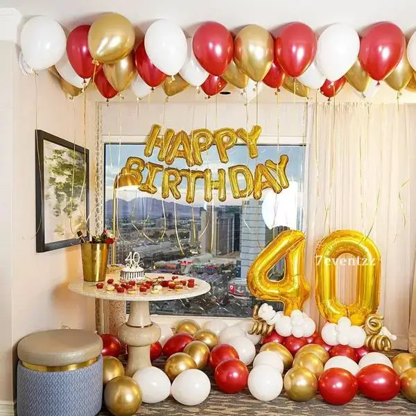 Surprise Birthday Hall Decoration
