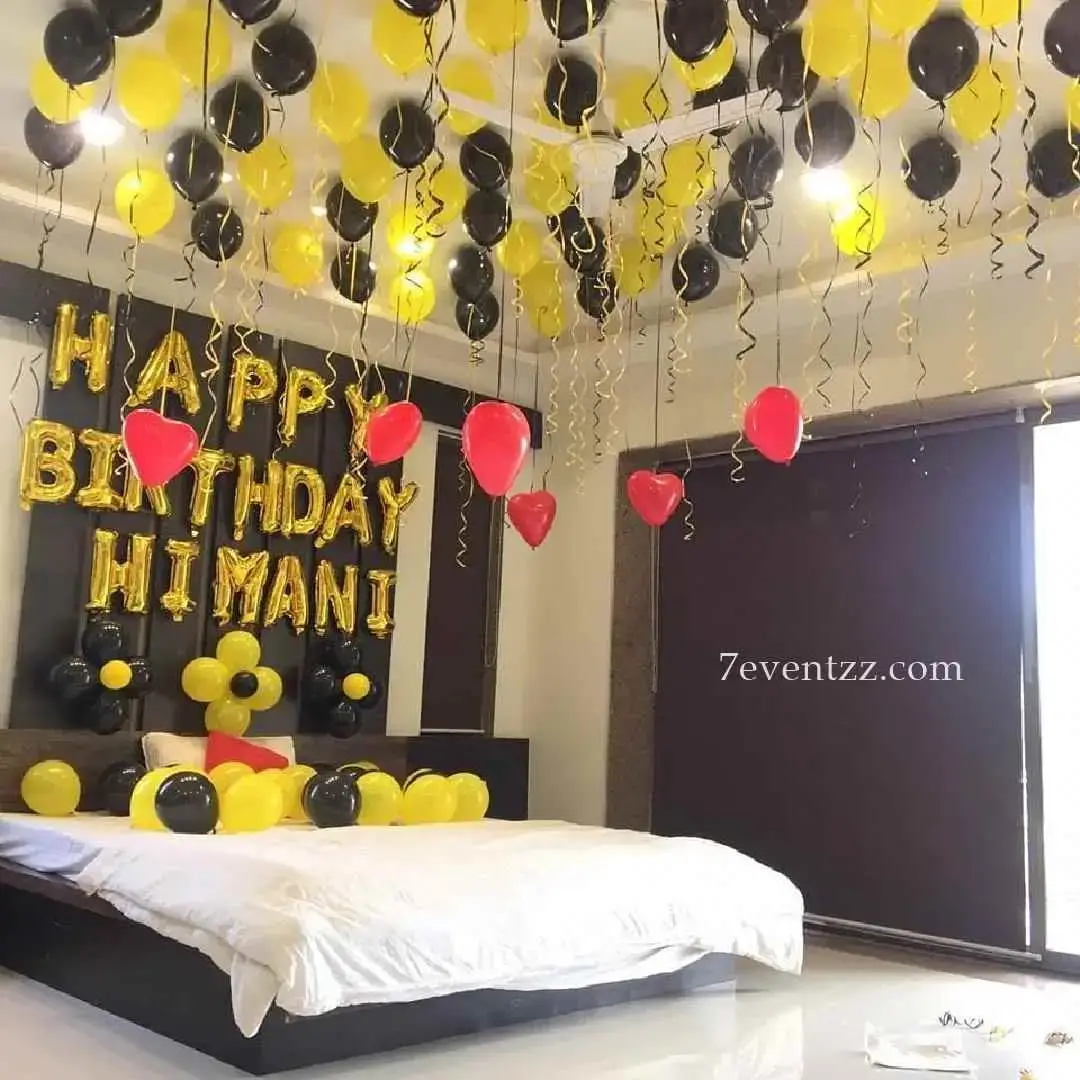 Surprise Decoration for Birthday for Room with happy birthday letter foil — photo 2