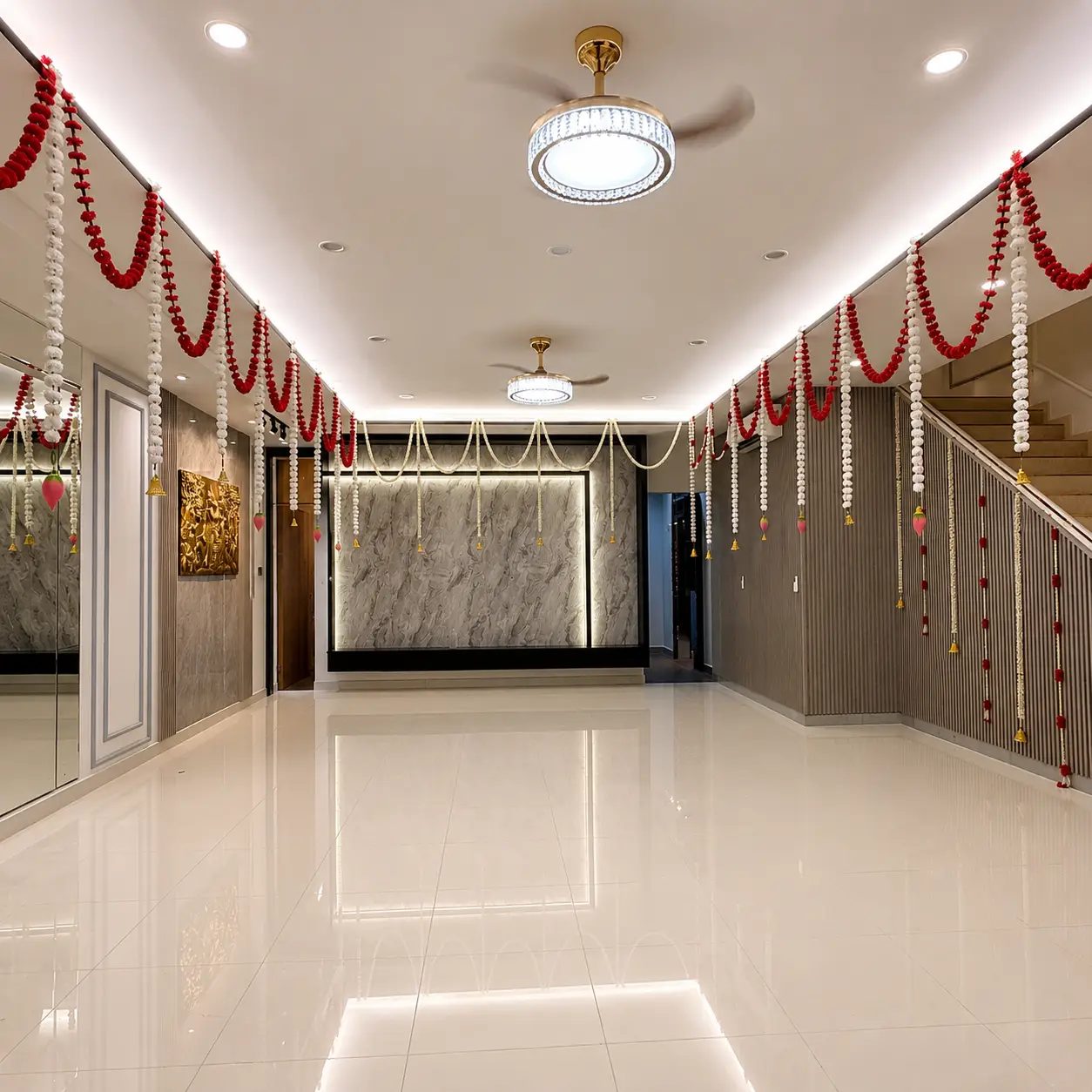 Grand Housewarming Floral Decoration for Flower with artificial flower garland for gate decoration — photo 4
