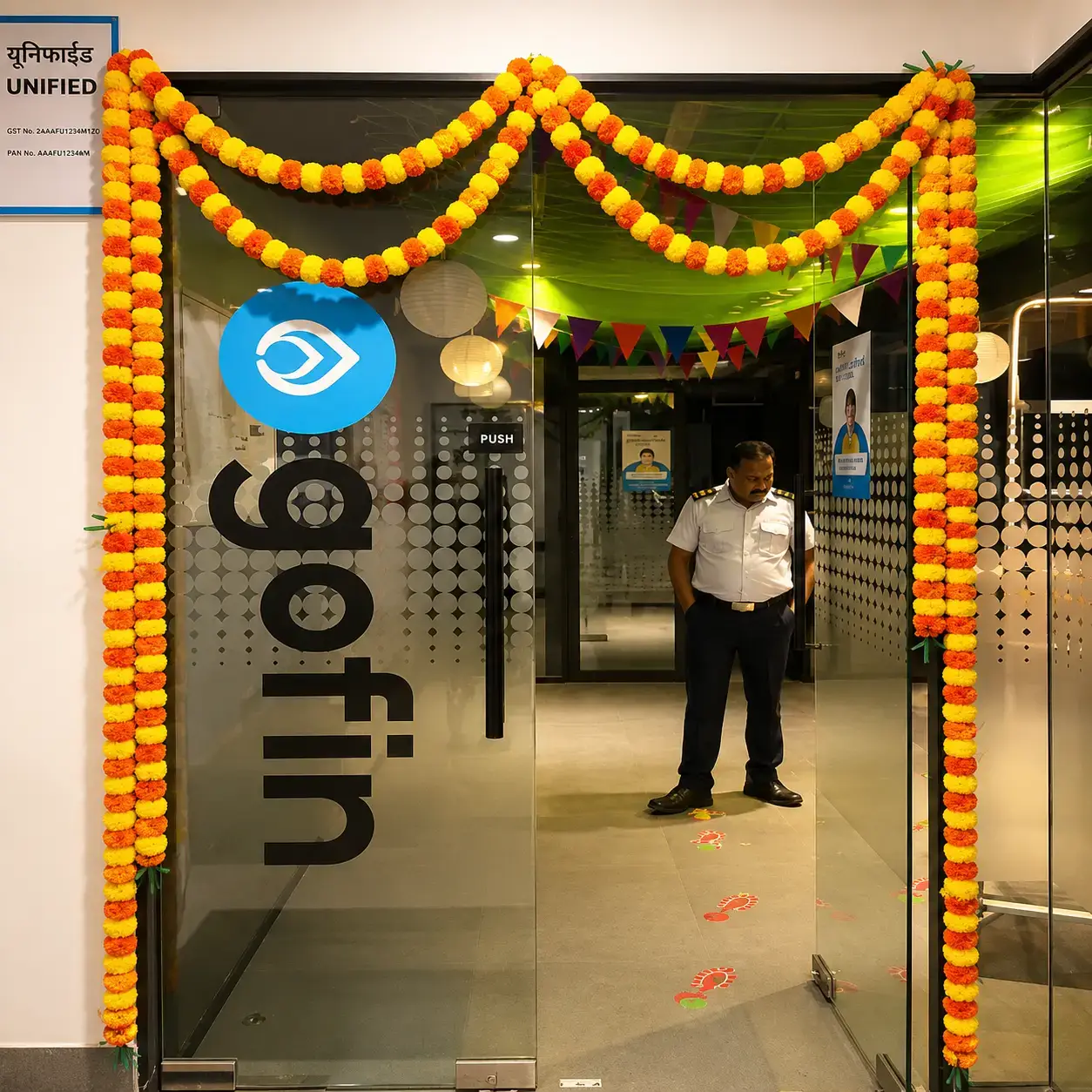Office Front Door Decoration