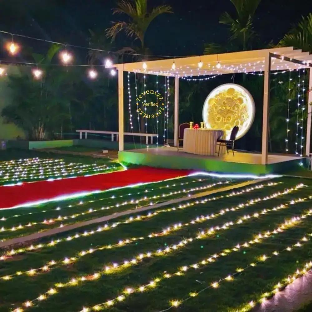 Date Night with Moon Setup Candle Light Dinner decoration with location - bannerghatta road — photo 3