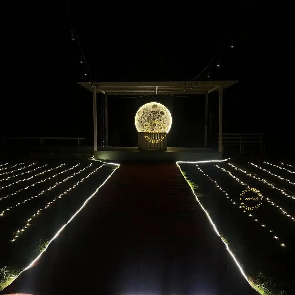 Date Night with Moon Setup Candle Light Dinner decoration with location - bannerghatta road — photo 2
