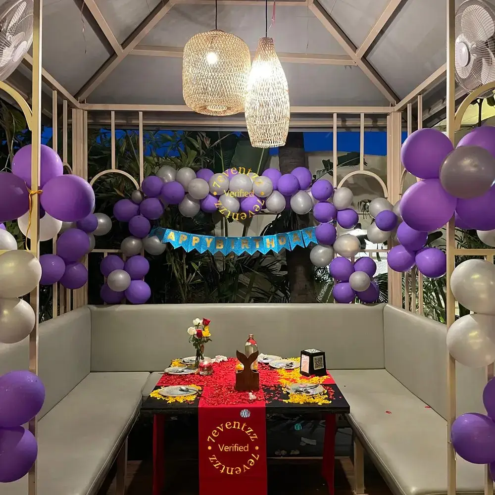 Private Dinner Cabana Setup Candle Light Dinner decoration with location - chaithanya sharan x, gunjur village — photo 3