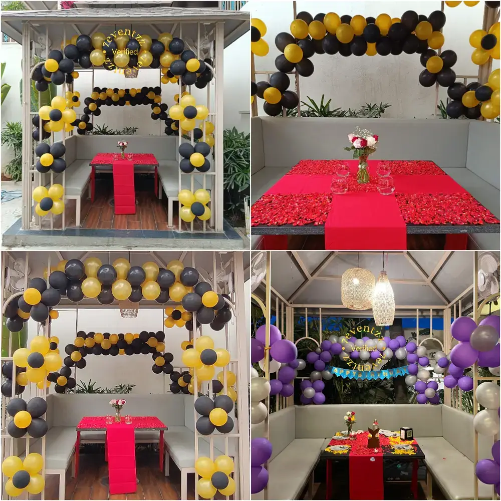 Private Dinner Cabana Setup Candle Light Dinner decoration with location - chaithanya sharan x, gunjur village — photo 2