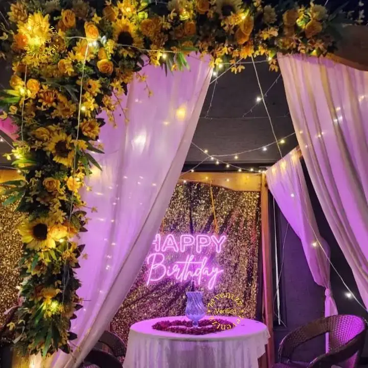 Romantic Dinner in Garden Candle Light Dinner decoration with location - khatraj rd — photo 3